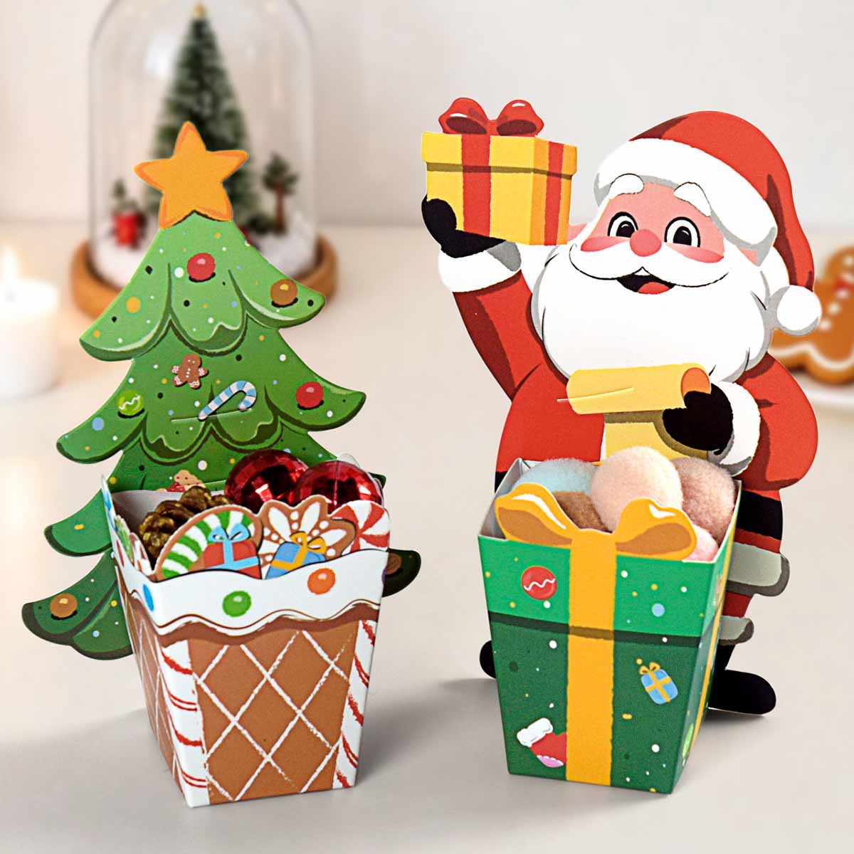 Plant Parent Gifts - 10/20 Pezzi Scatole Regalo 3D Babbo